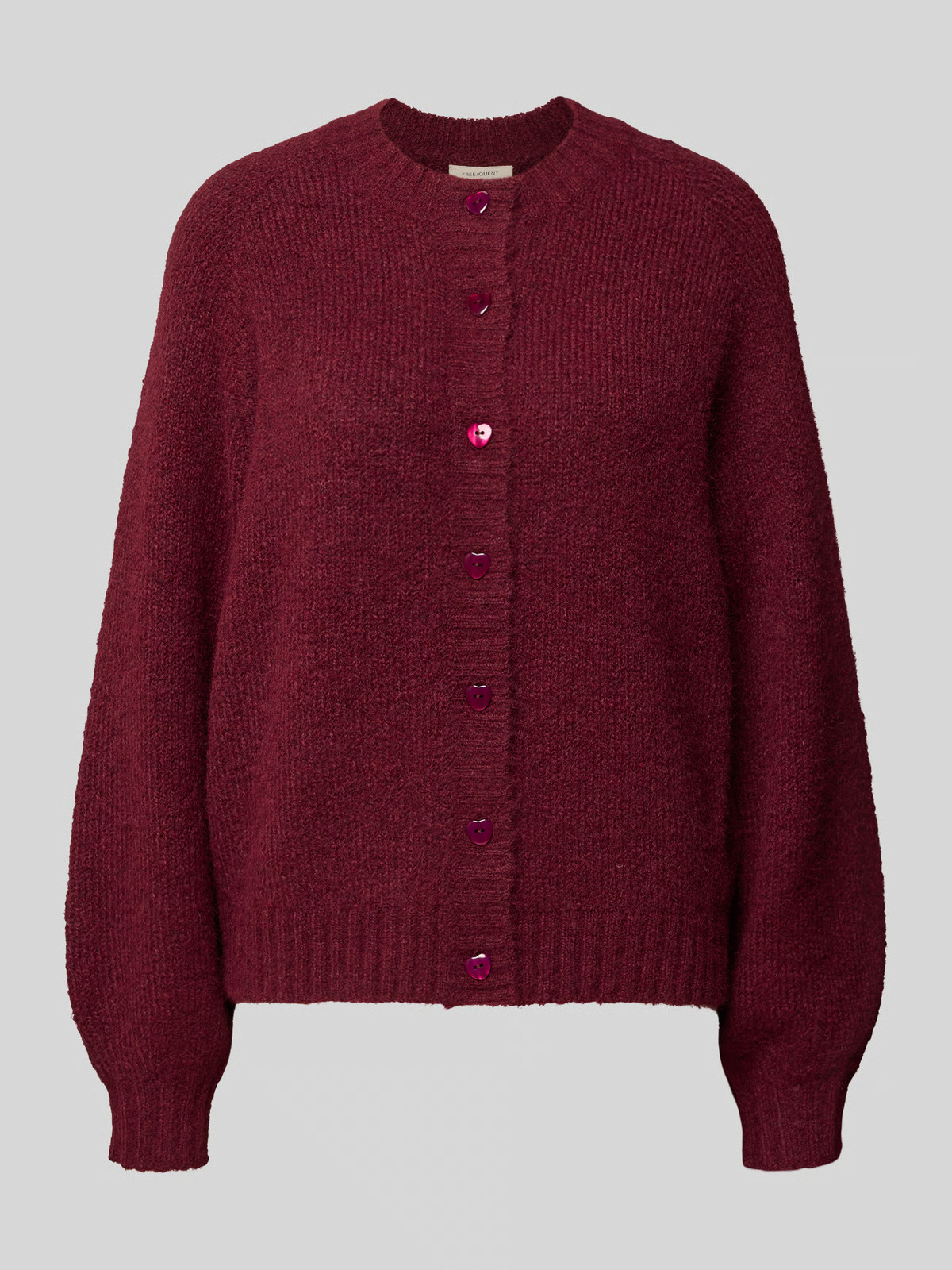 Strickjacke mit Knopfleiste Modell 'Luisa' in bordeaux | Peek & Cloppenburg* Düsseldorf DE