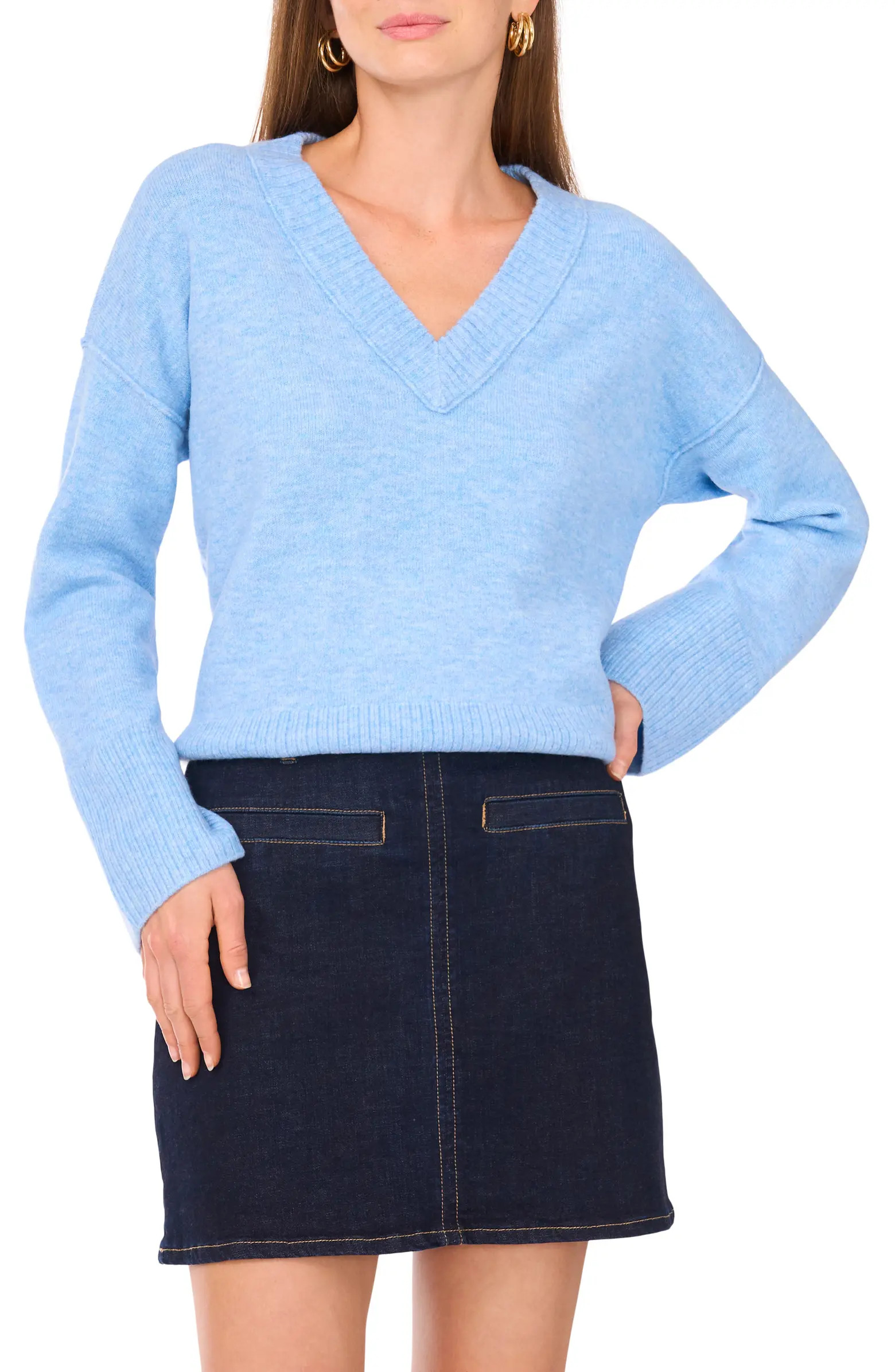 Vince Camuto High-Low V-Neck Sweater | Nordstrom | Nordstrom