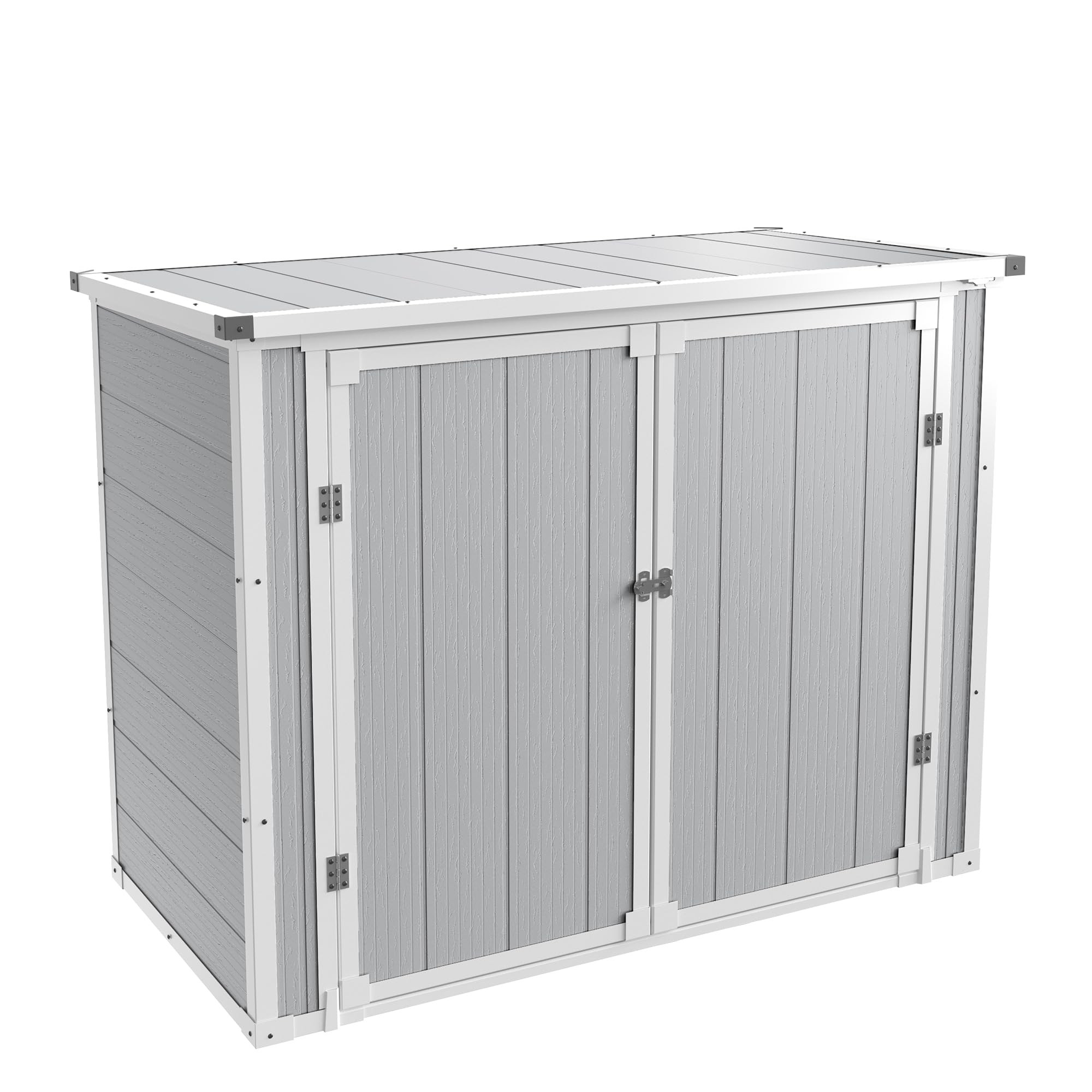 UDPATIO 41 Cu.Ft Horizontal Storage Shed Outdoor, Weatherproof Resin Storage Shed with Floor Thic... | Amazon (US)