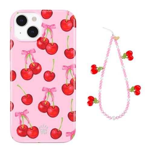VELVET CAVIAR Phone Charm + iPhone 14 Case (Bundle - Sweet Cherry) | Amazon (US)