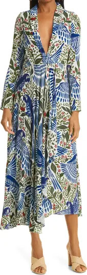 FARM Rio Macaw Flight Long Sleeve Maxi Dress | Nordstrom | Nordstrom