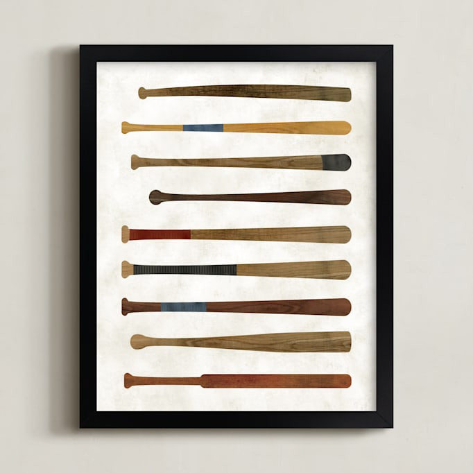 "Vintage Bats" - Open Edition Children's Art Print by Heather Schertzer. | Minted