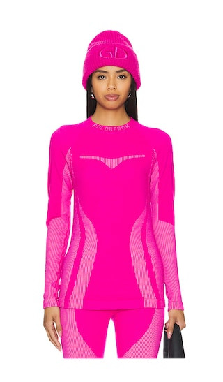 Slick Thermal Base Layer Top in Passion Pink | Revolve Clothing (Global)
