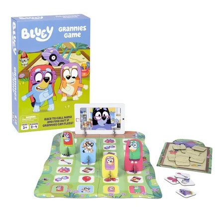 Bluey Grannies Game, Collect Grannies Items Like Glasses and Walking Sticks, Race To Be The First To Call Nana and Start A Flossing Party, 2-4 Players, Ages 3+ | Walmart (US)