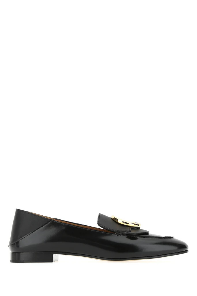 Chloé C Plaque Loafers | Cettire Global