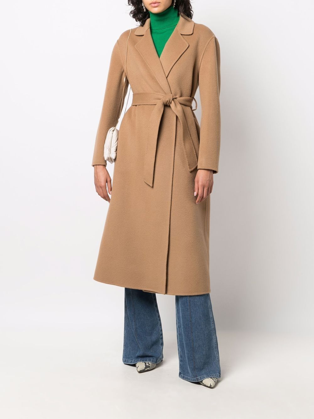 belted wool coat | Farfetch (US)