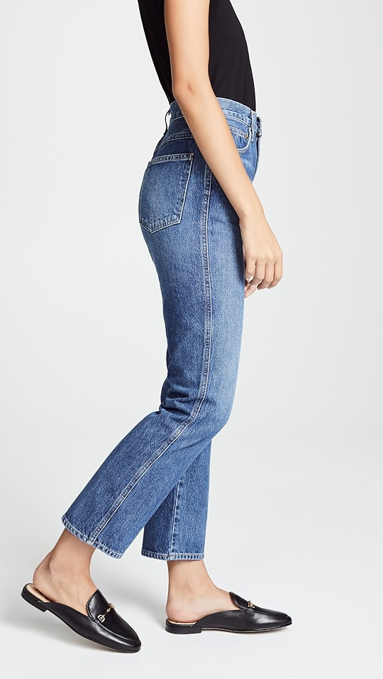 Pinch Waist High Rise Kick Jeans | Shopbop