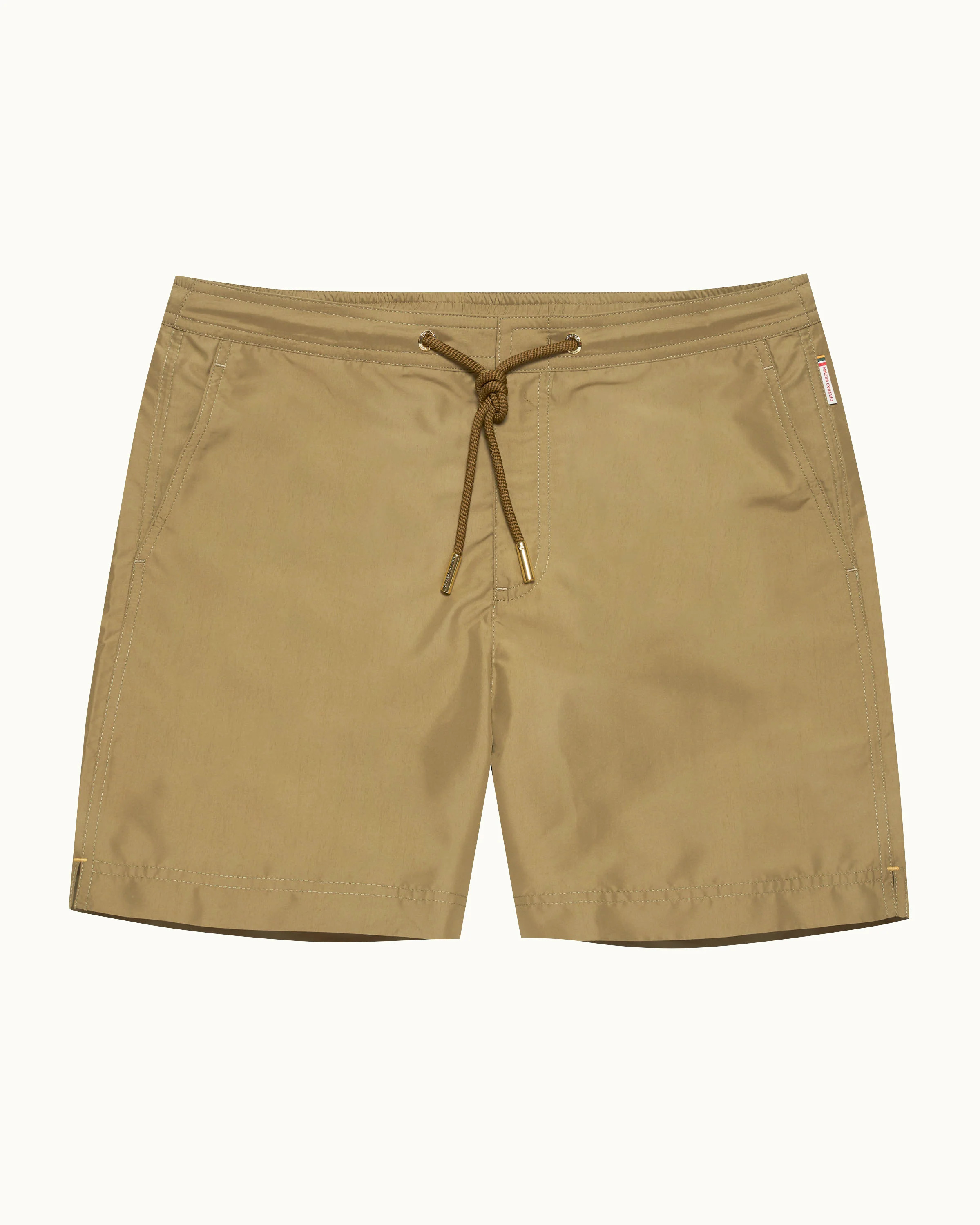 Orlebar Brown | Men's Mid-Length Lightweight Drawcord Swim Shorts in Agave Green | Orlebar Brown