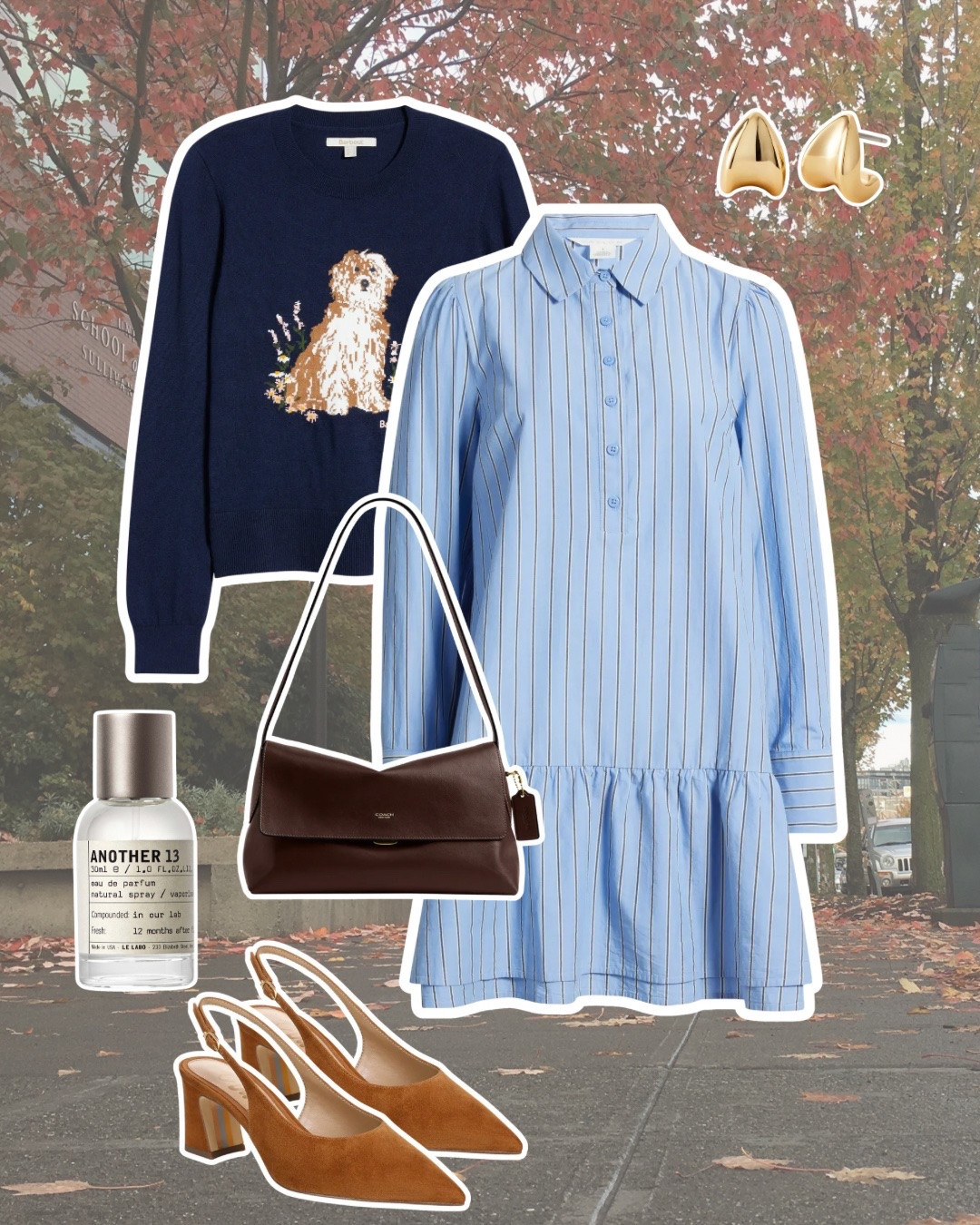 nordstrom anniversary sale 2026. nsale outfits! love these stripes shirt dresses for capsule wardrobes. they can be styled for work, or with a cute intarsia sweater for a more preppy casual outfit. add a pair of sneakers, cardigan tied around the shoulders and a baseball cap for a super casual cute look 🤎

included the coach chelsea 30 bag, because tbh i am loving the nsale bags less each day 🫣 id rather put my money towards a bag i truly love

#LTKSeasonal #LTKSaleAlert #LTKootd