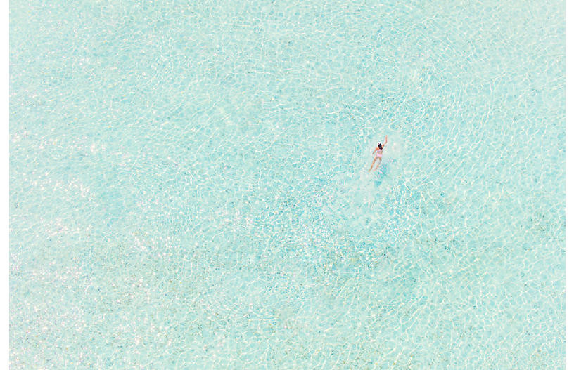 Gray Malin - Girl in Pink - Bora Bora Art | One Kings Lane