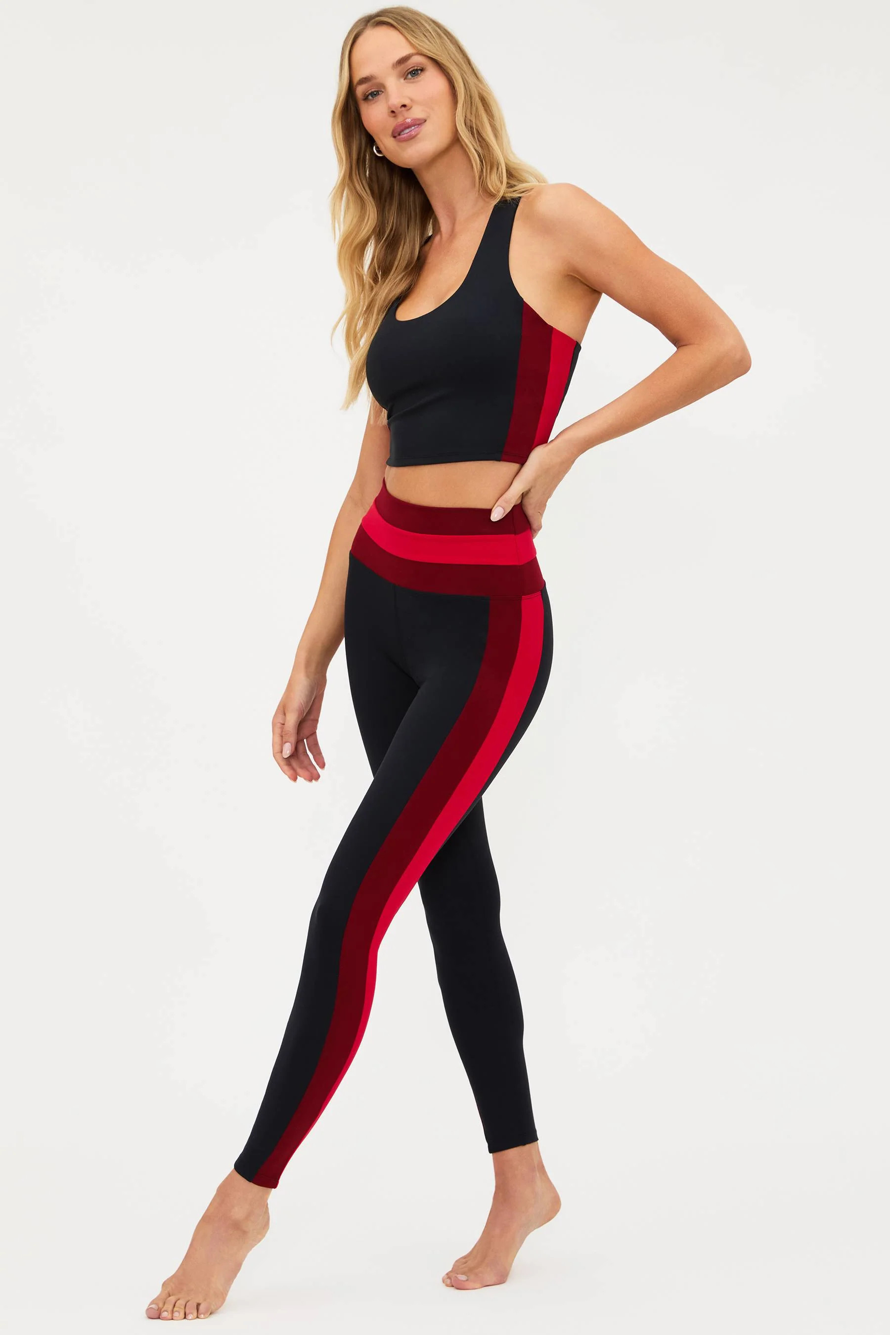 Mariella Legging Redwood Colorblock Matte | Beach Riot