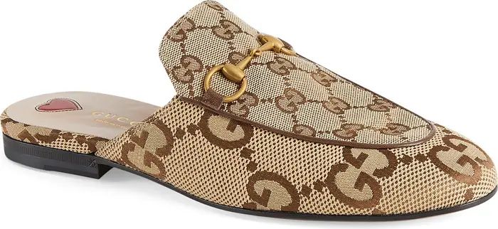 Gucci Princetown Maxi GG Loafer Mule (Women) | Nordstrom | Nordstrom