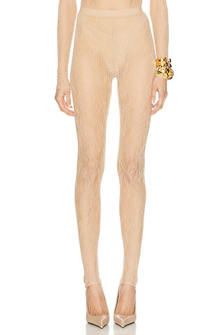 Lace Stirrup Legging | FWRD 