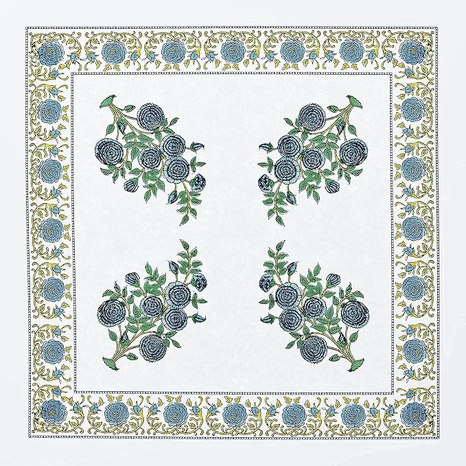 AVRIT Cloth Dinner Napkins - Washable and Reusable Soft Cotton Table Napkin Set of 4 - Unique Pri... | Amazon (US)