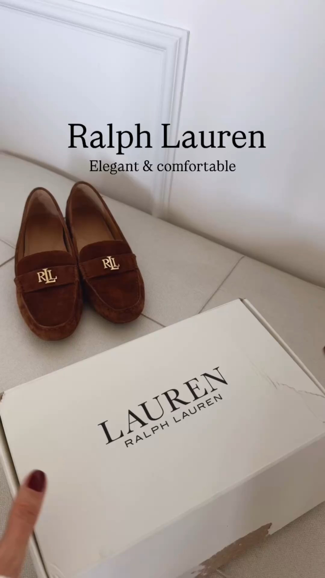 Suede ralph Lauren loafers that I absolutely love! I just their newest dark blue color . 
Comfortable & stylish 
They run tts 


#LTKOver40 #LTKTravel #LTKGiftGuide