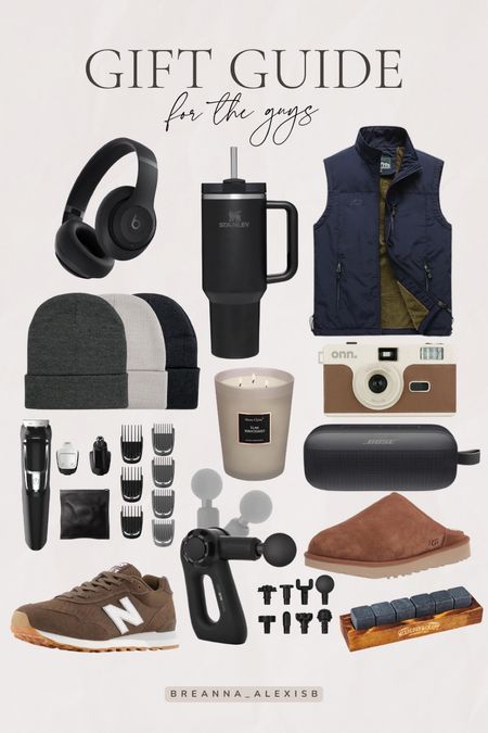 Holiday gifts for him 🎁 holiday gift guide, gift guides, men’s gift ideas, men’s gifts, gift for him, guys gifts, gifts for guys, gifts for husband, gifts for boyfriend, gifts for dad, new balance sneakers, ugg slippers, Stanley tumbler, beats

#LTKGiftGuide #LTKmens #LTKHoliday
