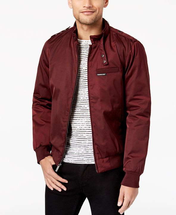 Members Only Men's Classic Zip-Front Jacket | Macys (US)