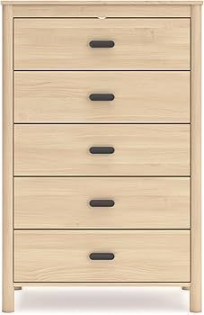 Signature Design by Ashley Cabinella Chest of Drawers, 33" W x 20" D x 50" H, Tan | Amazon (US)