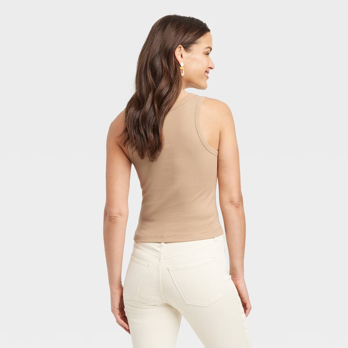 Women's Ribbed Shrunken Tank - Universal Thread™ | Target