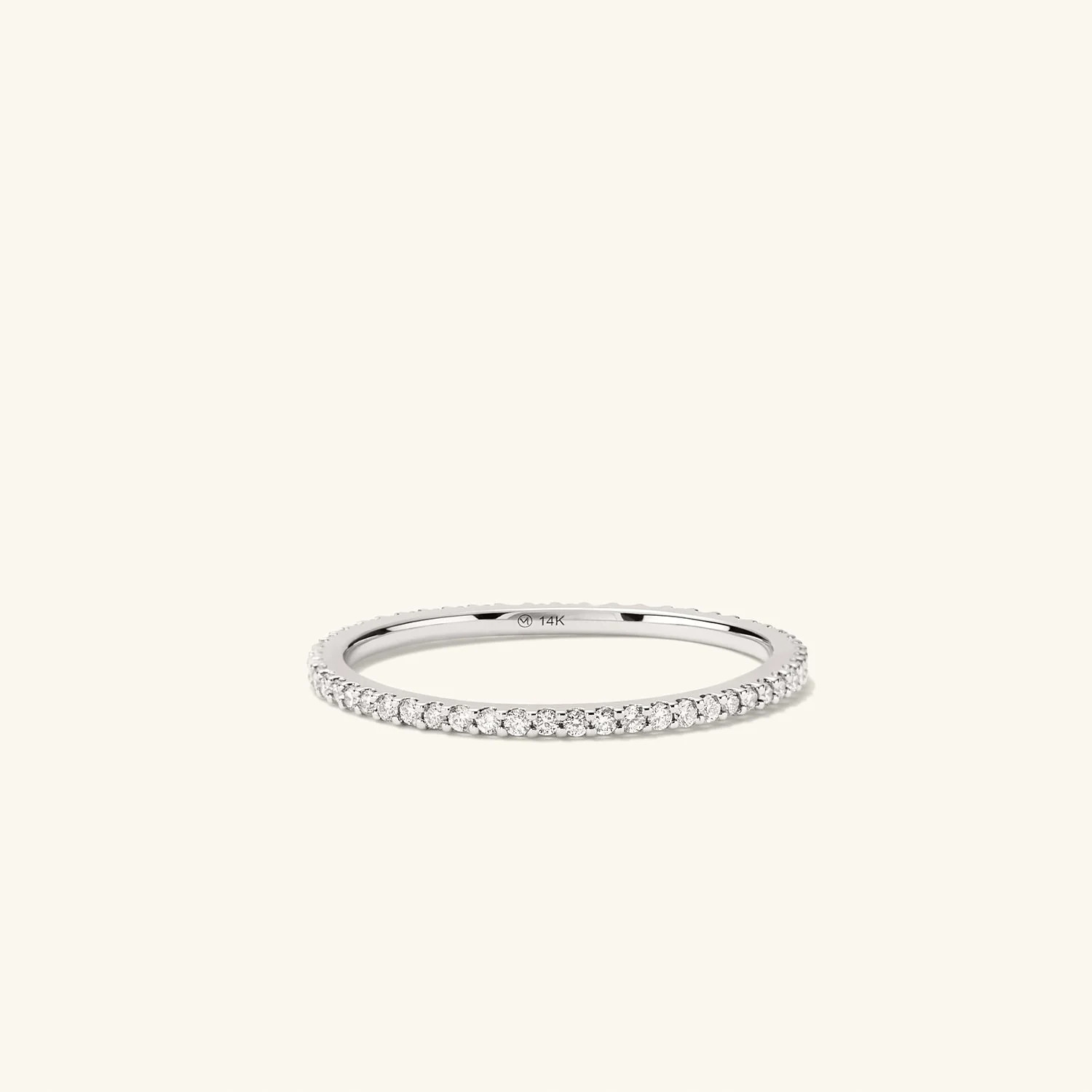 Slim Diamond Eternity Band | Mejuri Fine Crew