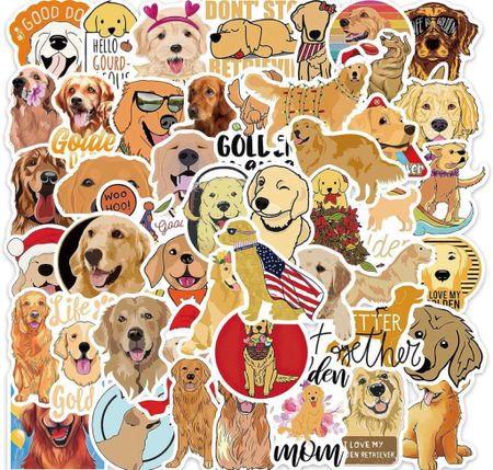 Golden retriever mama gifts — I’ve never purchased a sticker pack so fast in my life 🤣🐾🦮🦴

For her / gift guide / dog mom / stickers / amazon finds / Holley Gabrielle 

#LTKfindsunder50 #LTKGiftGuide #LTKCyberWeek