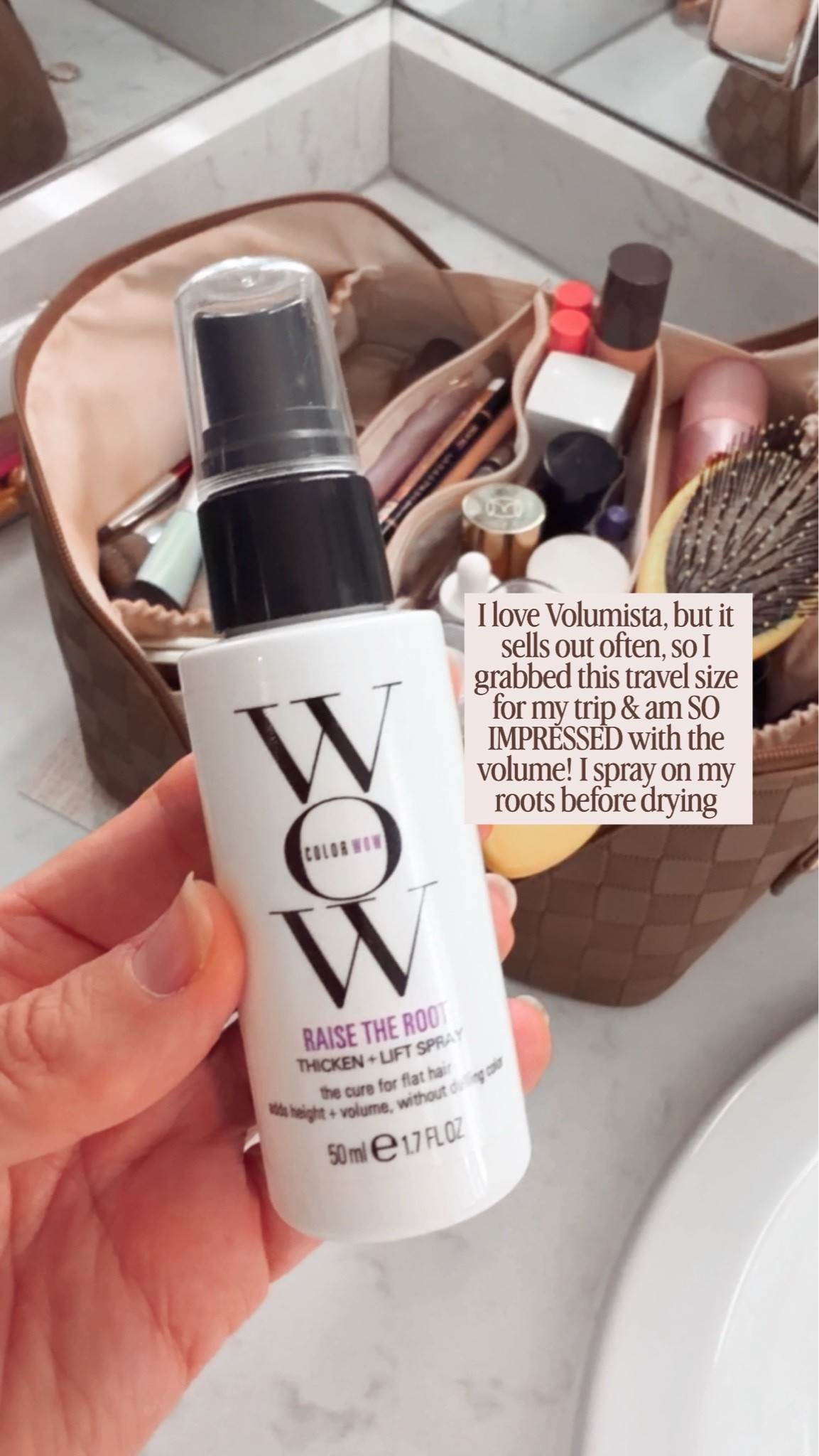 I’ve been loving this volume and lift spray, it will change your blowout! ￼