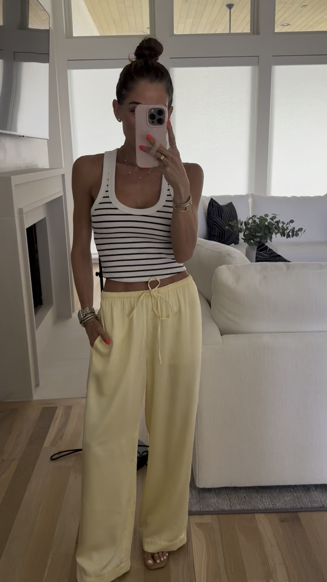 Trending satin pants I found similar options 

#LTKPetite #LTKootd #LTKSaleAlert