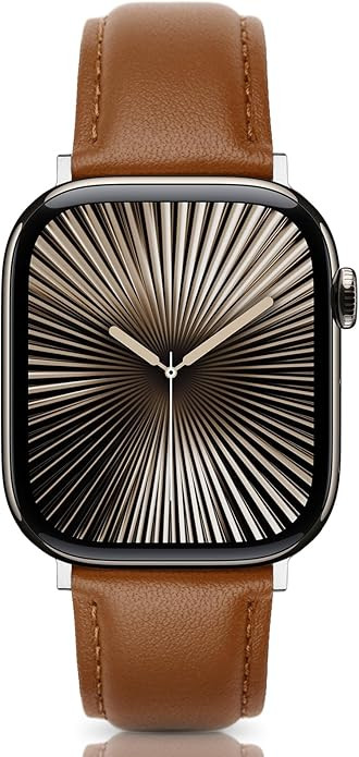 Eyamumo Compatible for Apple Watch Band 42mm (Series 10) 41mm 40mm 38mm, Elegant Top Grain Genuin... | Amazon (US)