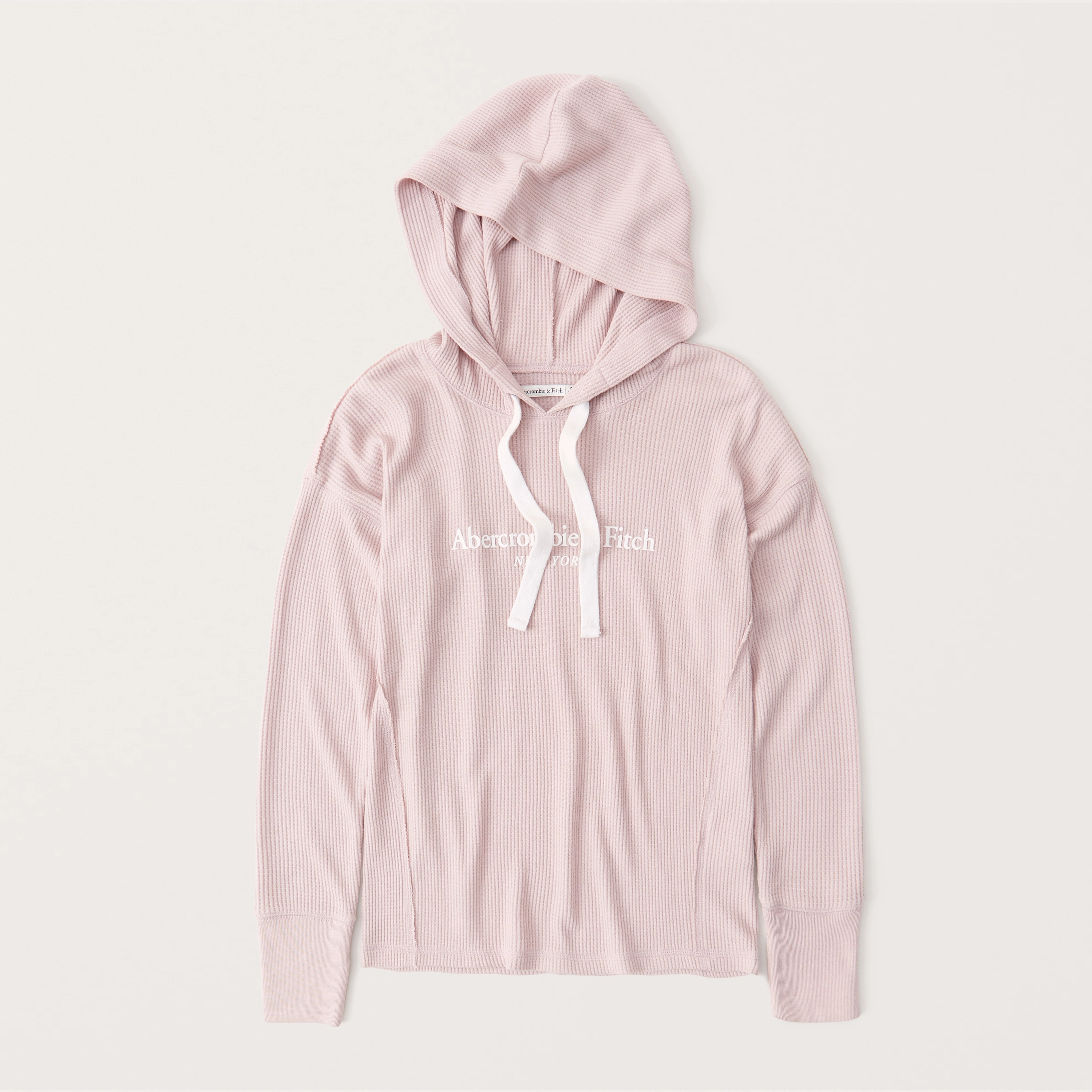 Waffle Logo Hoodie | Abercrombie & Fitch (US)