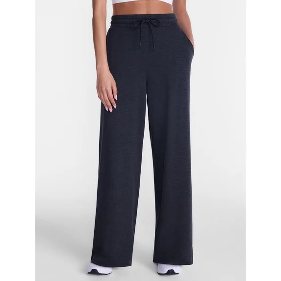 Athletic Works Women’s and Women’s Plus ButterCore Wide Leg Pants, 30” Inseam, Sizes XS-4X | Walmart (US)