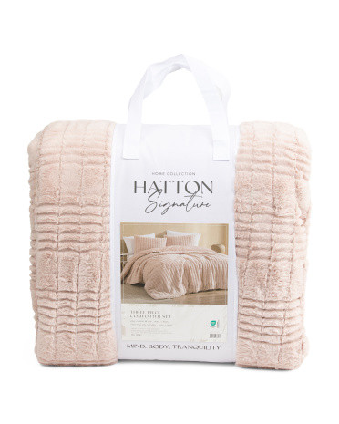 Faux Fur Comforter Set | TJ Maxx
