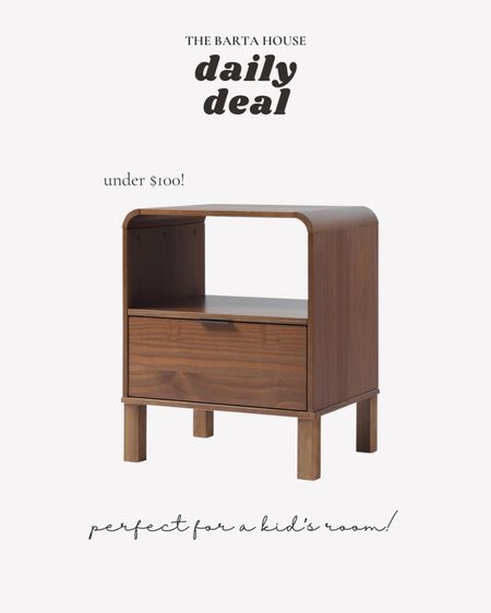 Under $100 for this adorable nightstand!

#LTKSaleAlert
