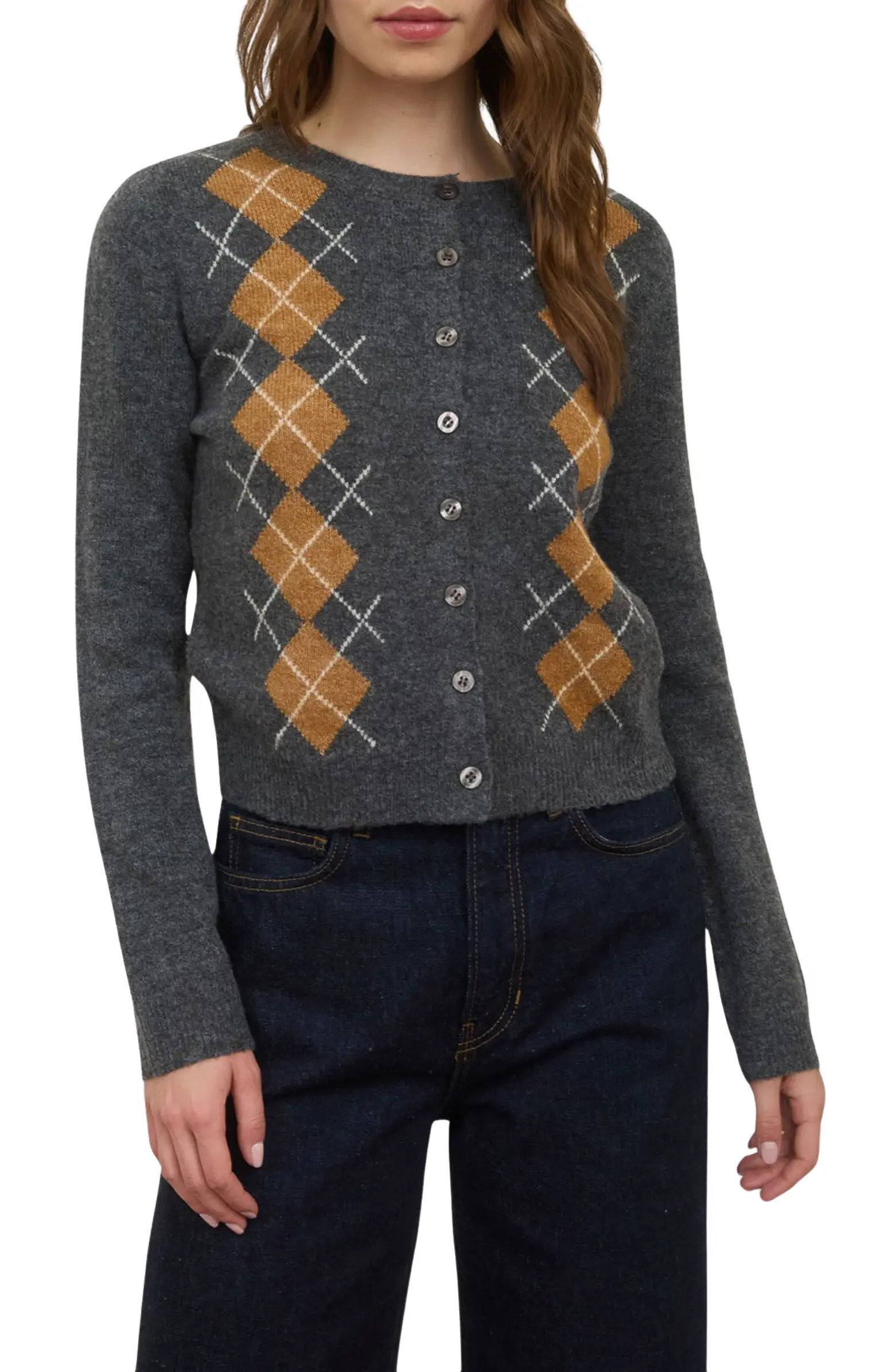 Blu Pepper Argyle Cardigan | Nordstromrack | Nordstrom Rack