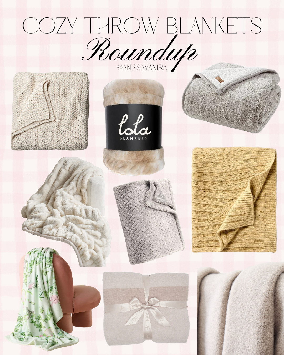 Cozy throw blanket roundup! These blankets are so cute! Which would you choose? 

chunky knit throws, sherpa blankets, and neutral living room accents. 

 #LTKFallSale #LTKSeasonal #LTKHome