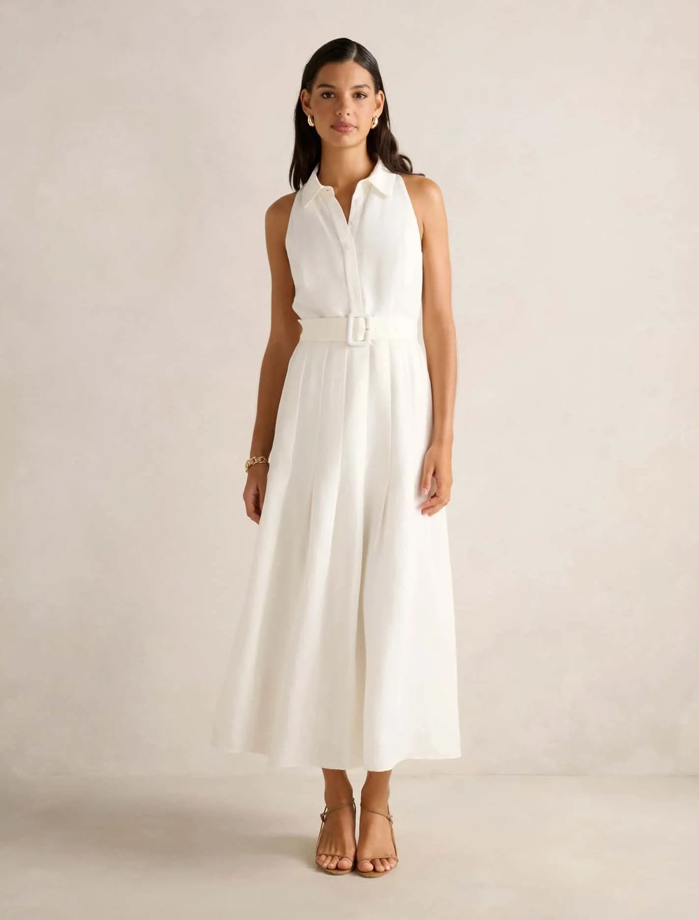 Lindsey Linen Tennis Dress | Ever New (CA)