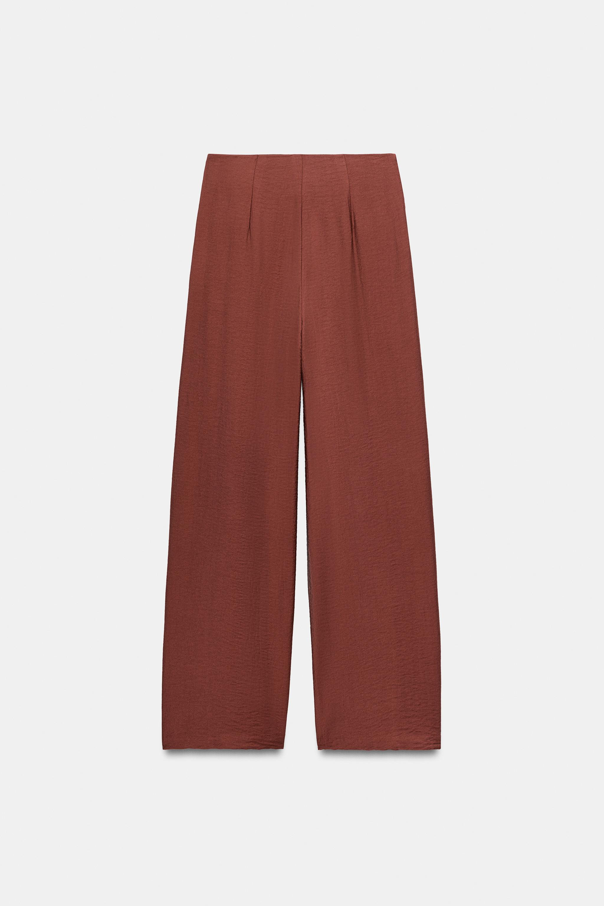 WRAP-STYLE TROUSERS WITH BOW | Zara UK