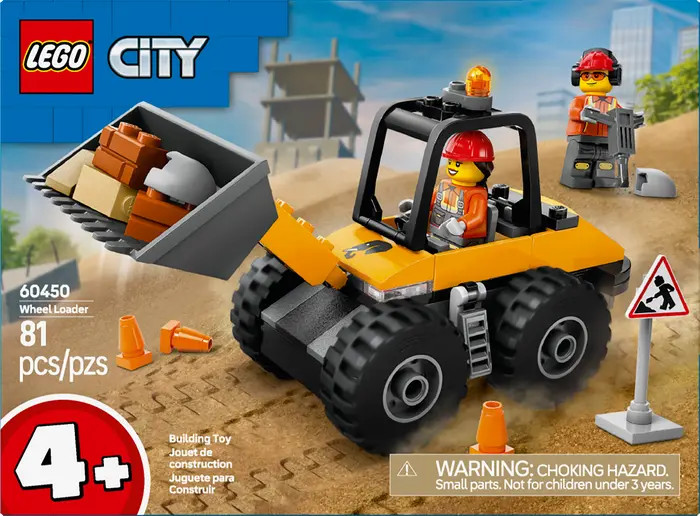 LEGO® 4+ City Yellow Construction Wheel Loader - 60450 | Nordstrom | Nordstrom