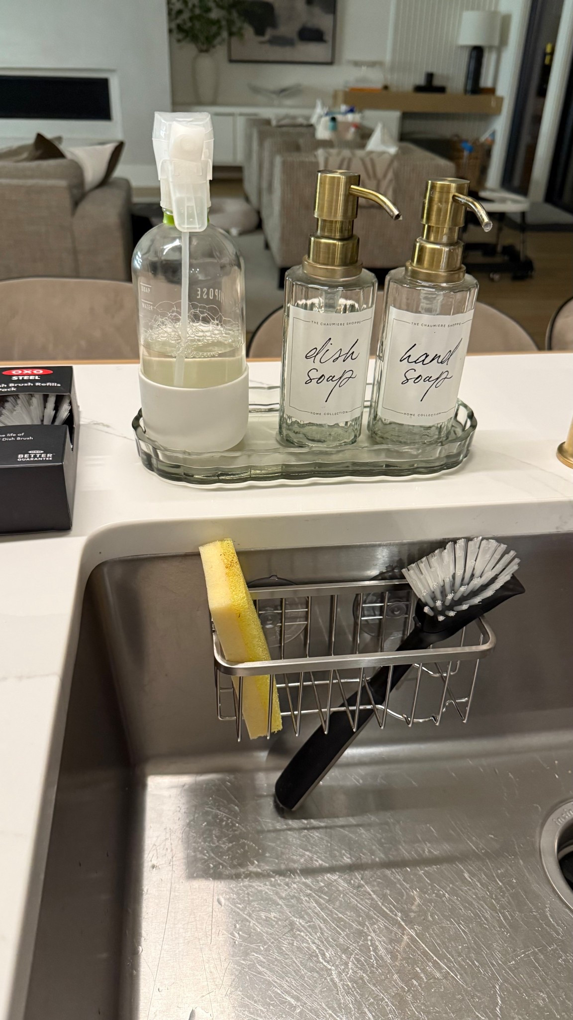 I’m on the hunt for nice looking kitchen sink / drying rack items! Adding the ones I’ve found so far. I’ve had the soap dispensers/labels for a while and they’ve held up great 

#LTKselfcare #LTKHome #LTKmomlife