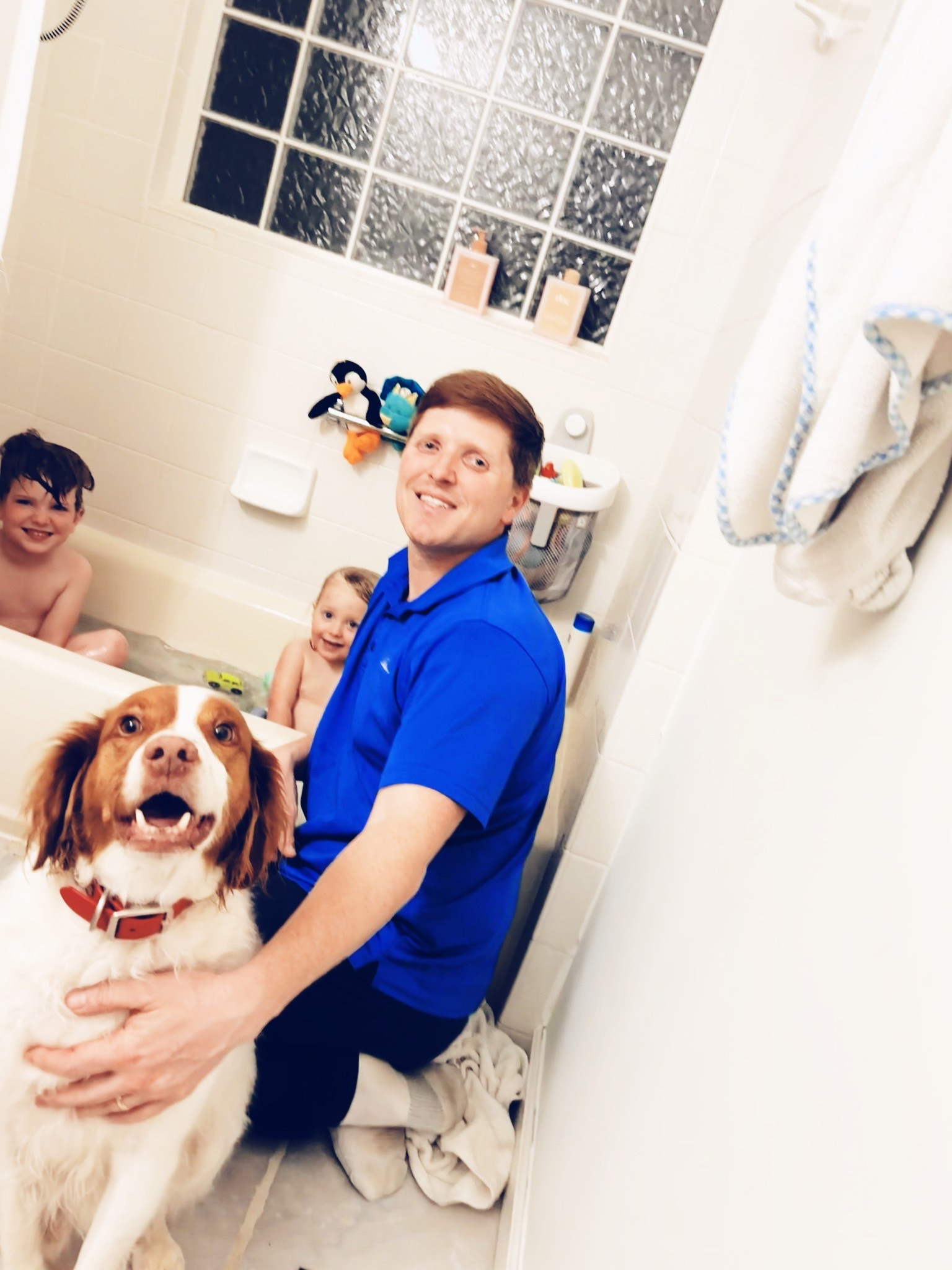 goodness gracious I wuv these handsome boys of mine!!! 👶🏼🐶👶🏼