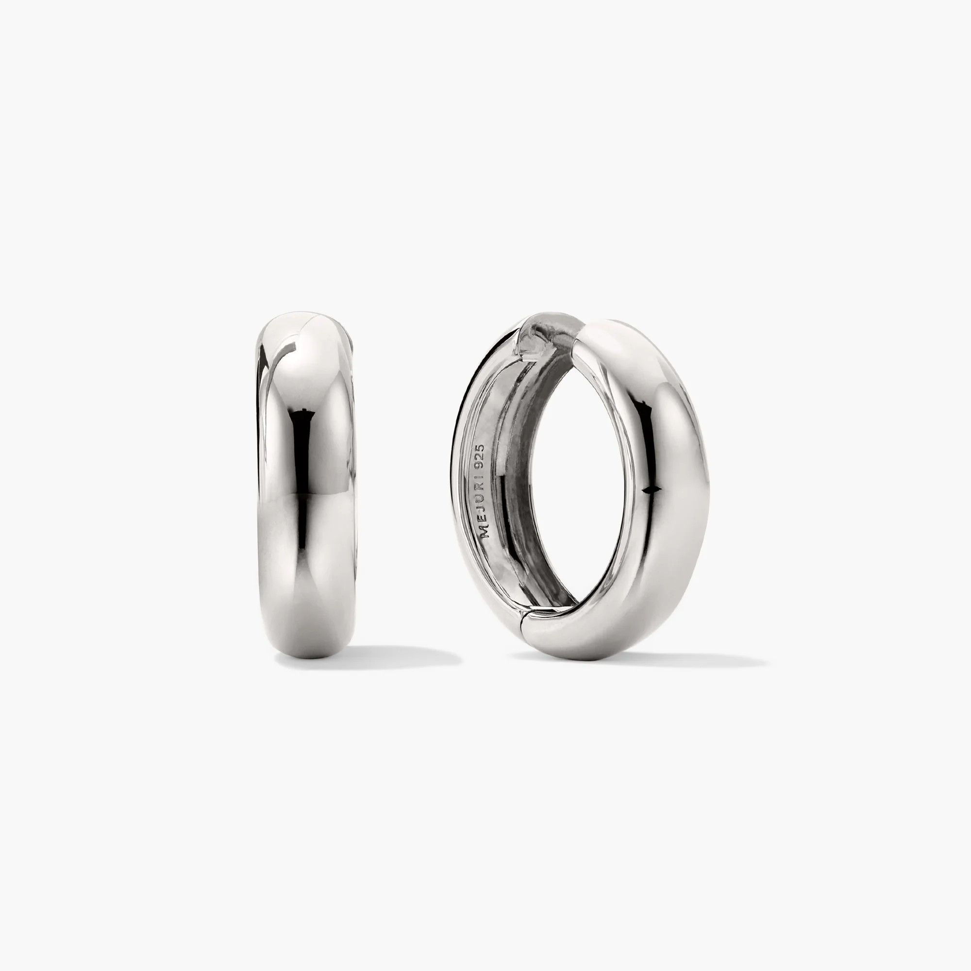 Chunky Large Hoops | Mejuri Fine Crew