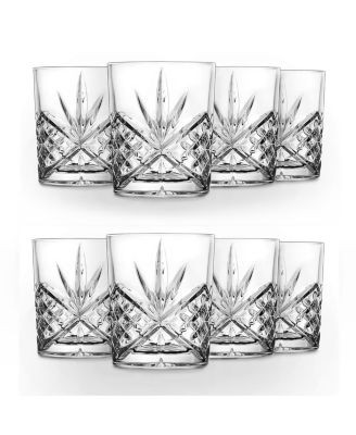 Dublin Crystal Double Old-Fashioned Glasses, Set of 8 | Macy's
