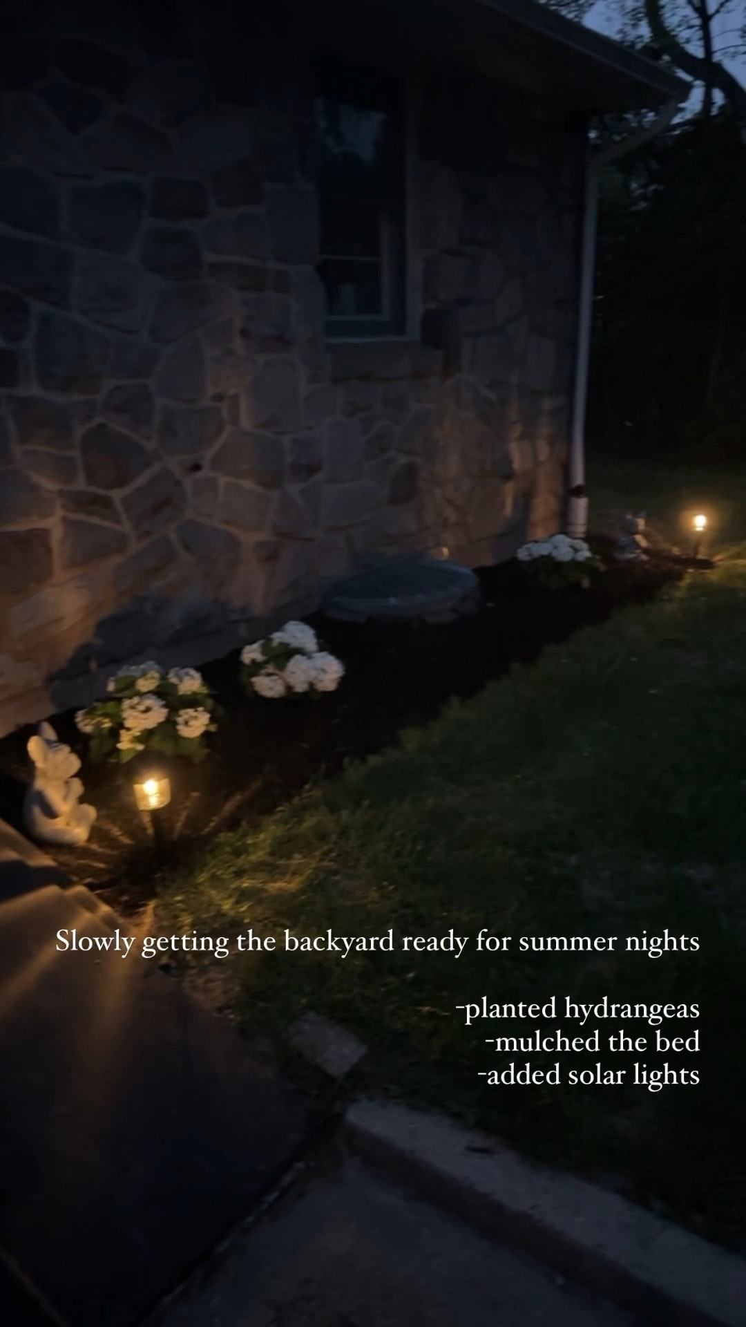 A peaceful glow-up for our backyard! From mulch to mood lighting, this flower bed transformation is giving all the cozy vibes.

#LTKHome #LTKWatchNow #LTKSeasonal