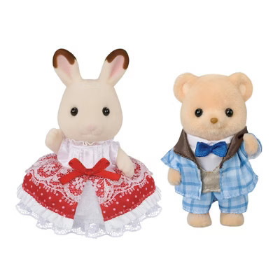 Calico Critters Anniversary Friends Set - Freya & Theo, 40th Anniversary Edition, 2 Collectible Doll Figures | Target