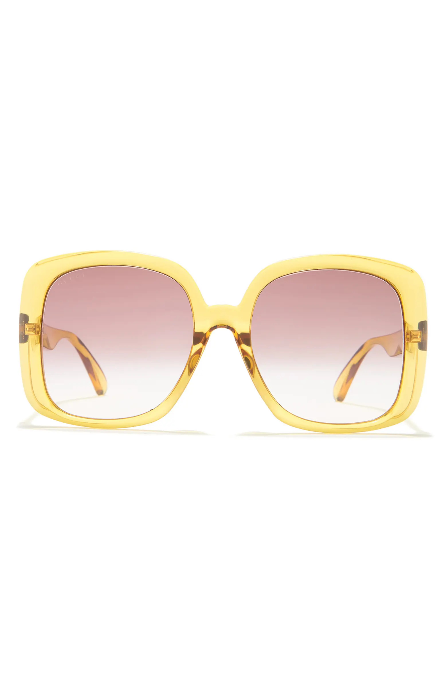 Gucci 56mm Square Sunglasses | Nordstromrack | Nordstrom Rack