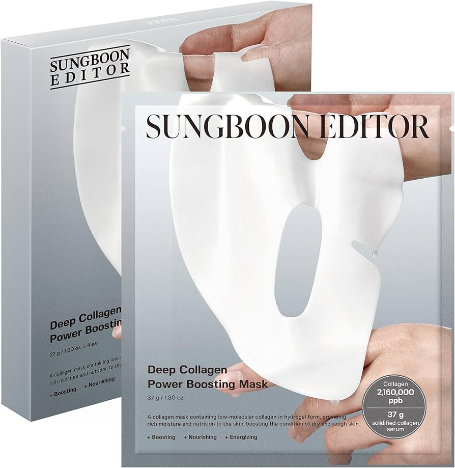 Deep Collagen Overnight mask 37gx4ea | Original Hydrating Collagen Face Mask | Real Collagen 2,16... | Amazon (US)