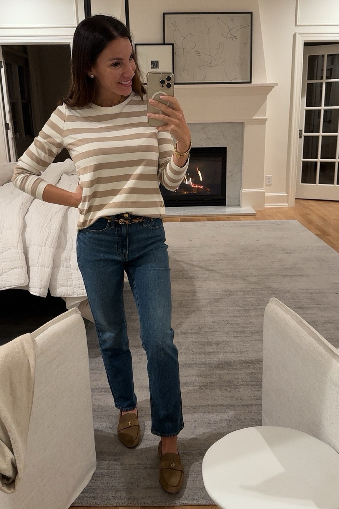 Spring outfit with J Crew and Loafers

#LTKover40 #LTKSeasonal #LTKSpringSale