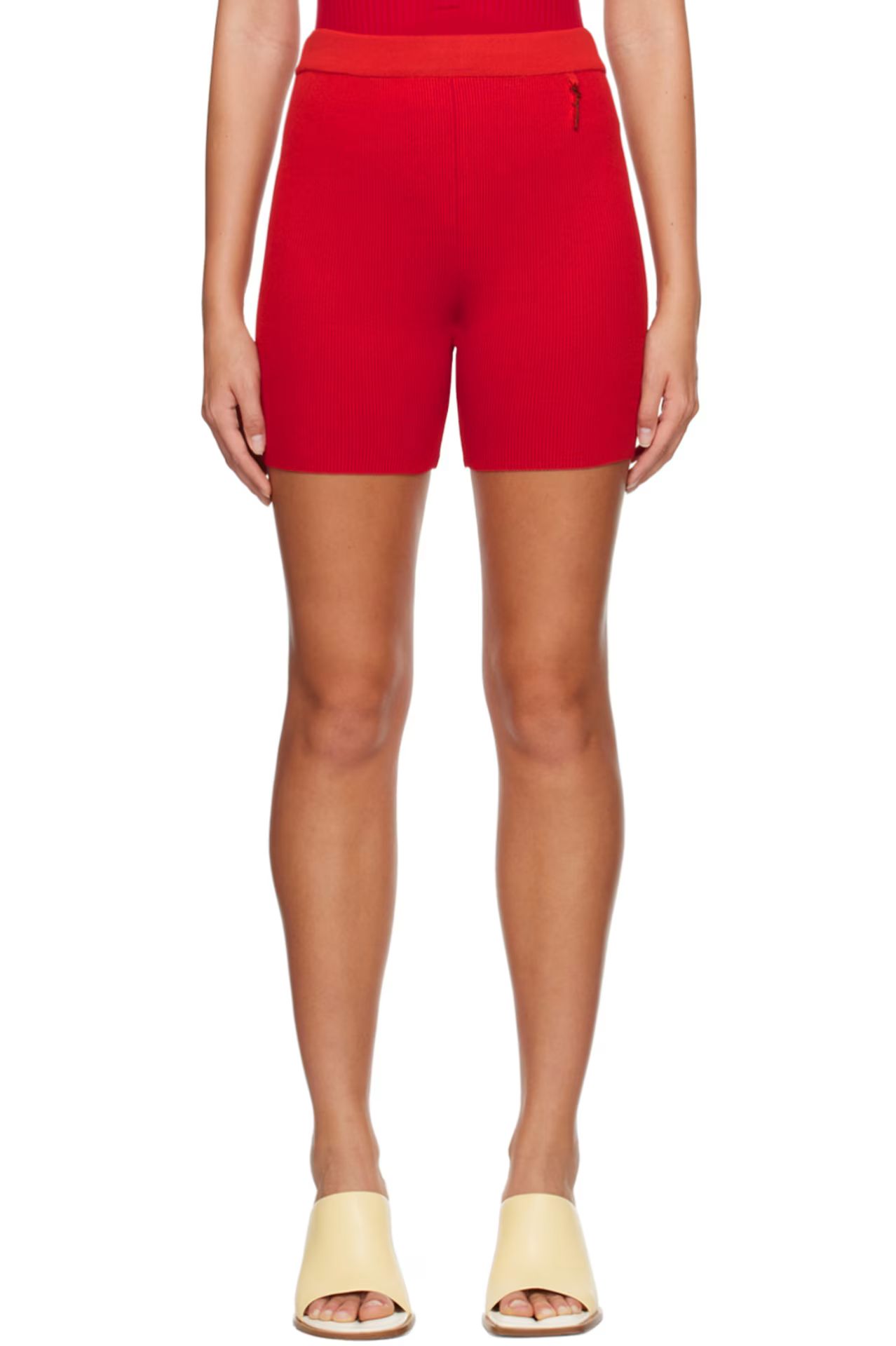 Red Le Chouchou 'Le Short Pralu' Shorts | SSENSE