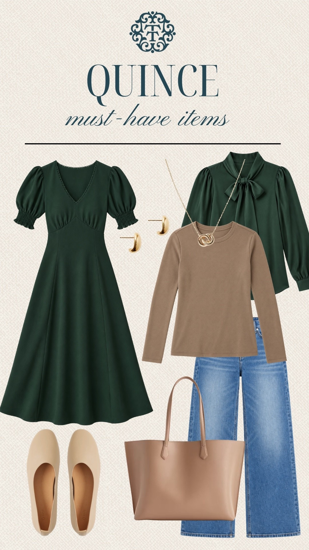 Quince must haves that make getting dressed for fall so easy, from rich green pieces to classic denim and neutral accessories. I’m loving these versatile finds for everything from casual days out to dinner plans. These are the kind of staples you’ll reach for again and again this season.

#LTKSeasonal #LTKOver40 #LTKMidsize