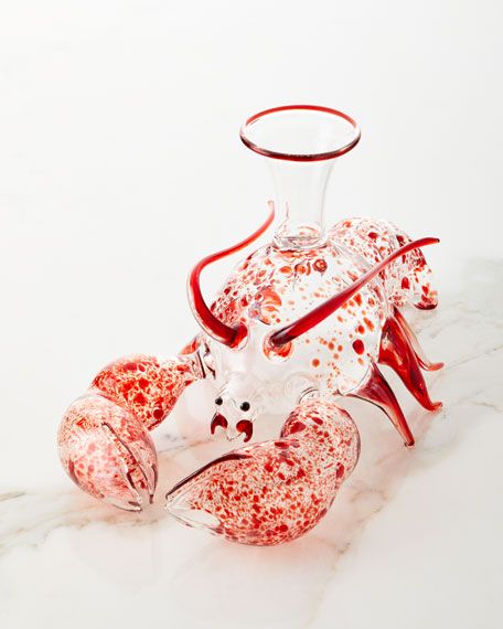 Massimo Lunardon Lobster Decanter | Neiman Marcus