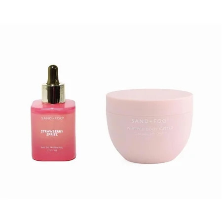 Sand + Fog Strawberry Spritz Eau de Parfum Oil 1.7 fl oz and Whipped Body Butter 8.47oz Set | Walmart (US)